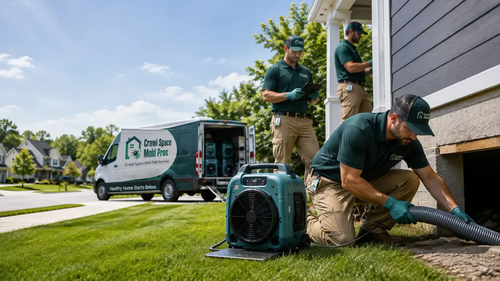 Crawl Space Mold Removal in Pasco, WA